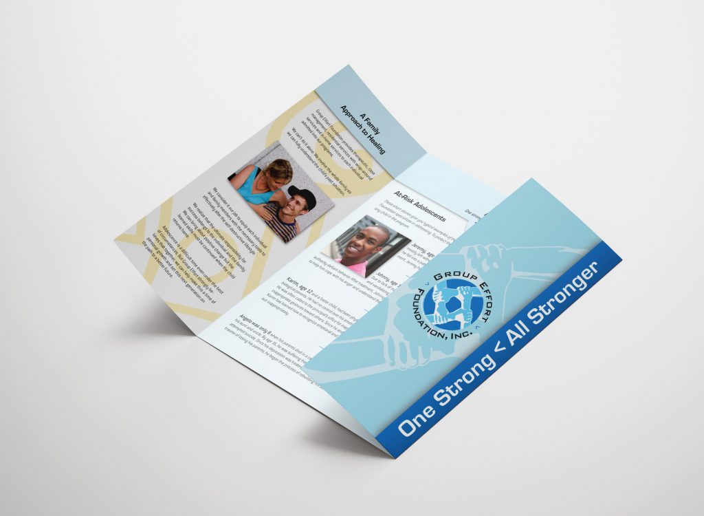 Group Effort Foundation brochure, inside panels