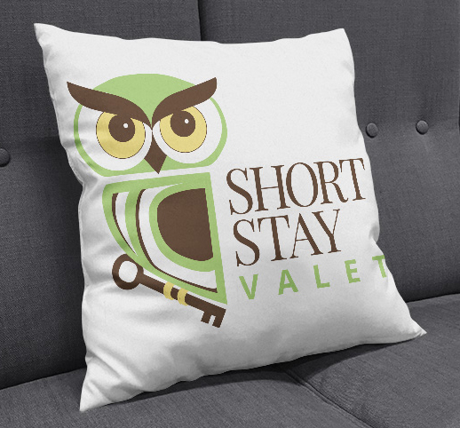 Short Stay Valet pillow design