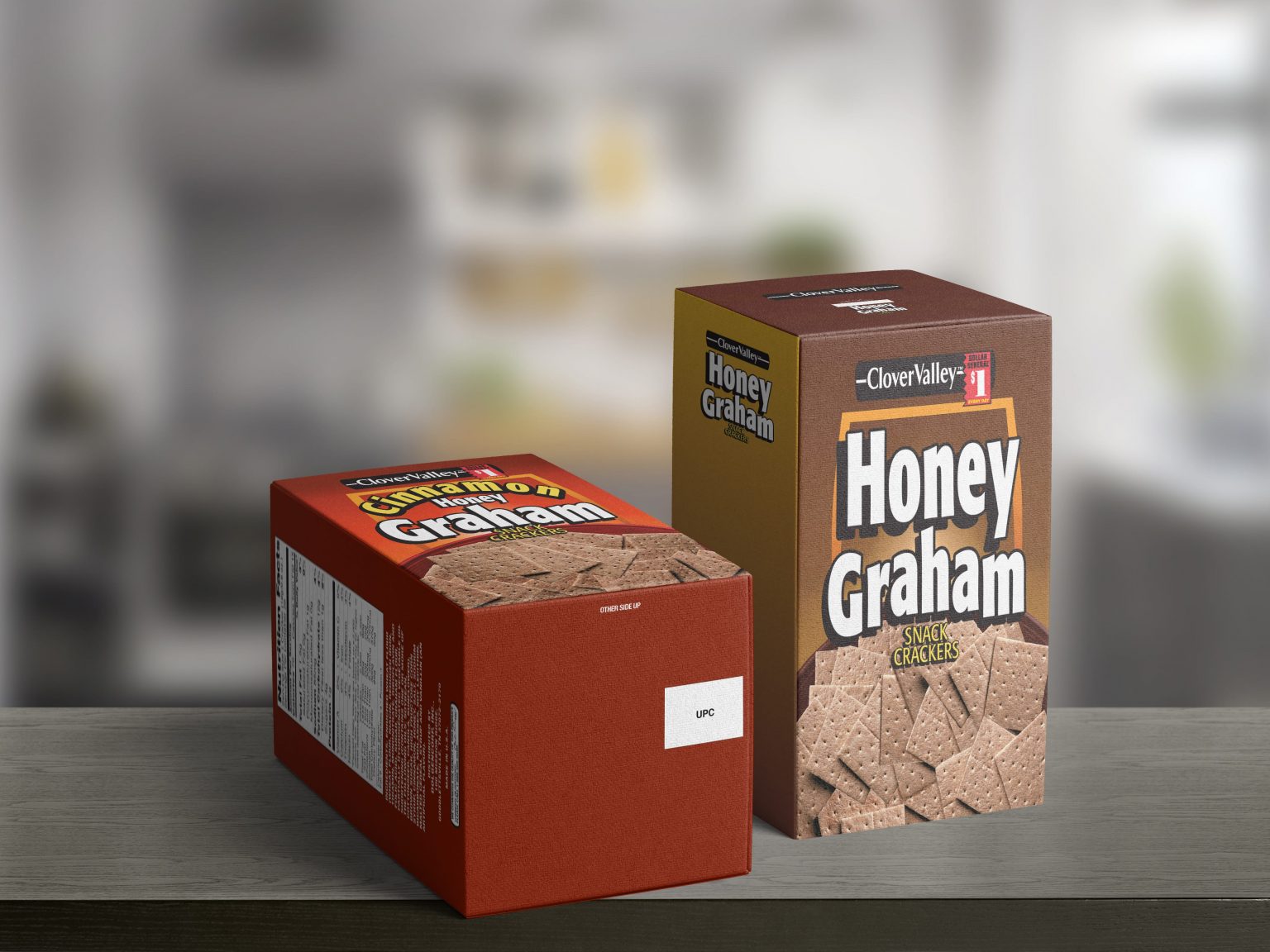 Clover Valley Graham Snack Crackers Saxon Creative