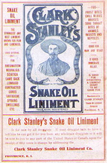 Clark Stanley's Snake Oil Liniment